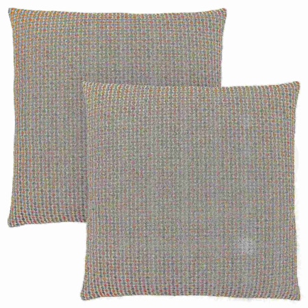 Monarch Specialties Pillows, Set Of 2, 18 X 18 Square, Insert Included, Accent, Sofa, Couch, Bedroom, Polyester, Gold I 9235